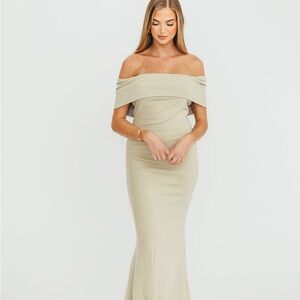 Monroe Maxi Dress in Sage- Bump Friendly